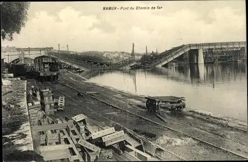 Ak Namur Wallonien, Pont du Chemin de fer