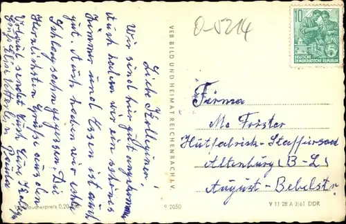 Ak Gräfenroda in Thüringen, Deutscher Hof, Ortsansichten