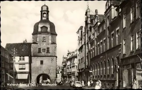 Ak Waltershausen in Thüringen, Nikolaustor