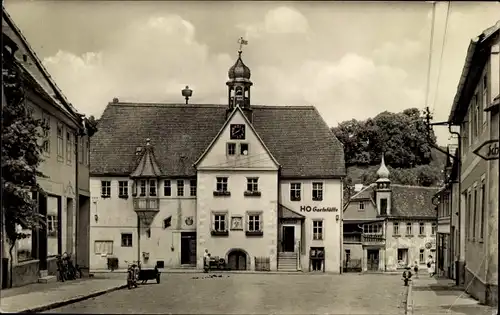 Ak Rastenberg in Thüringen, Rathaus, Ratskeller