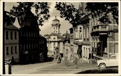 Ak Zeulenroda Thüringen, Kirchstraße, Auto
