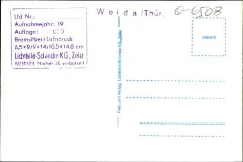 Ak Weida in Thüringen, Zeltplatz an der Aumatalsperre bei Weida