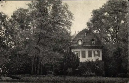 Ak Tannenfeld Löbichau in Thüringen, Sanatorium für Nervenkranke, Haus Tannegg, Außenansicht
