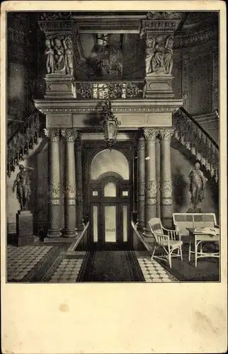 Ak Freyburg an der Unstrut, Der Haupteingang zur Sektkellerei, Kloß u. Foerster