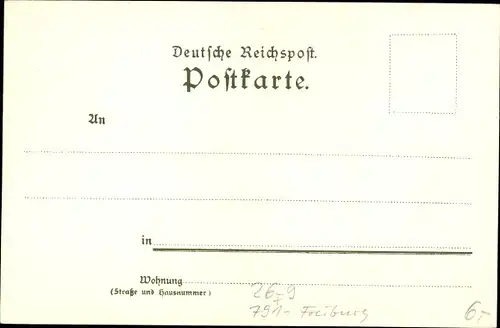 Künstler Litho Mutter, K., Freiburg im Breisgau Baden Württemberg, Loretto Krankenhaus