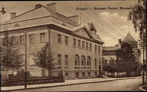 Ak Kuopio Finnland, Suomen Pankki, Museo