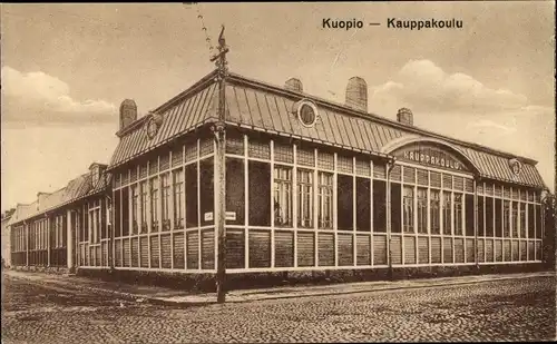 Ak Kuopio Finnland, Kauppakoulu, Gebäude