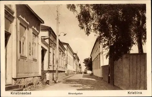 Ak Kristinestad Kristiinankaupunki Finnland, Strandgatan
