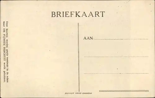 Künstler Ak De Fijnste Beschuit, Wat zou men bij een picnic eten