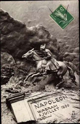 Künstler Ak Mastroianni, Domenico, Napoleon Bonaparte, Wagram, 6 Juillet 1809