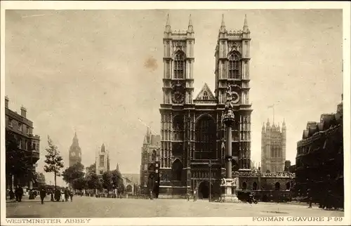 Ak Westminster London City, Westminster Abbey