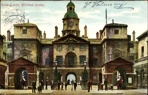 Ak City of Westminster London England, Horse Guards, Whitehall