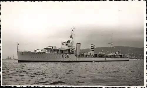 Foto Ak Britisches Kriegsschiff, HMS Antelope, Destroyer, A 36