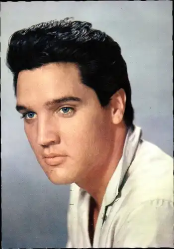 Ak Sänger und Schauspieler Elvis Presley, Portrait, Der flammende Stern
