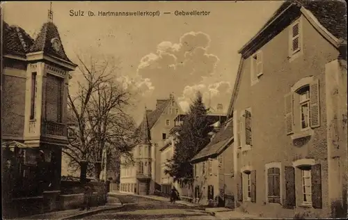 Ak Hartmannswiller Hartmannsweiler Elsass Haut Rhin, Hartmannsweilerkopf, Gebweilertor