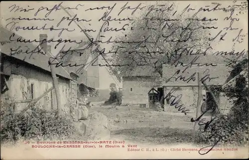 Ak Boulogne la Grasse Oise, le Moulin à Vent