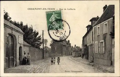 Ak Chaumont en Vexin Oise, Rue de Laillerie