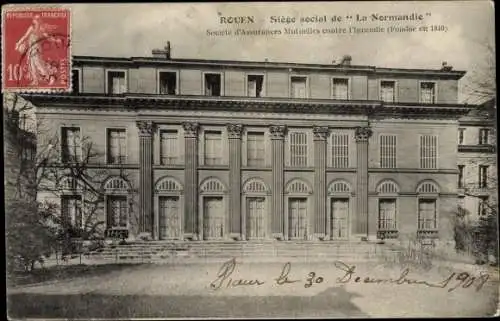 Ak Rouen Seine Maritime, Siège social de La Normandie