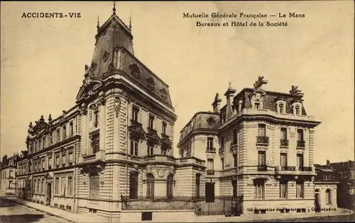 Ak Le Mans Sarthe, Mutuelle Générale Francaise, Bureaux et Hôtel de la Société