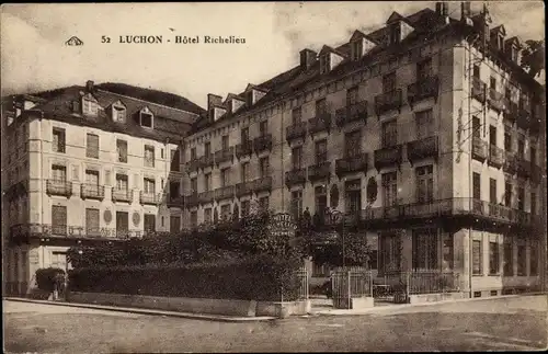 Ak Luchon Haute Garonne, Hôtel Richelieu