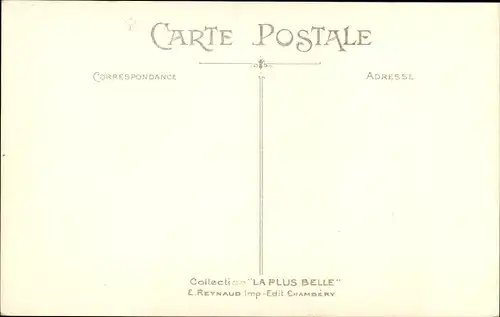 Ak Ugine Savoie, Les Villas et le Mont Charvin, Kutsche