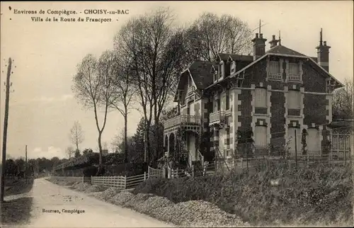 Ak Choisy au Bac Oise, Ville de la Route du Francport