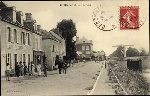 Ak Cercy la Tour Nièvre, Le Quai