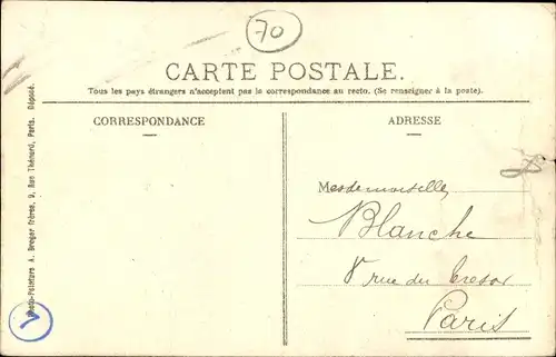 Ak Lure Haute Saône, La Grande Rue