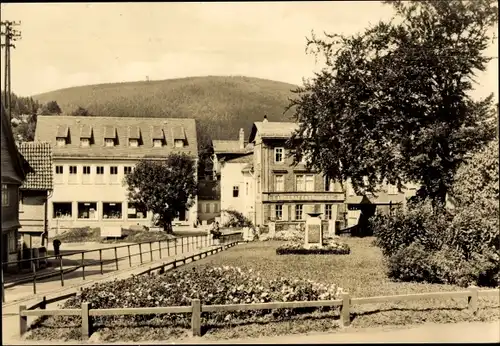 Ak Ruhla in Thüringen, Friedensplatz