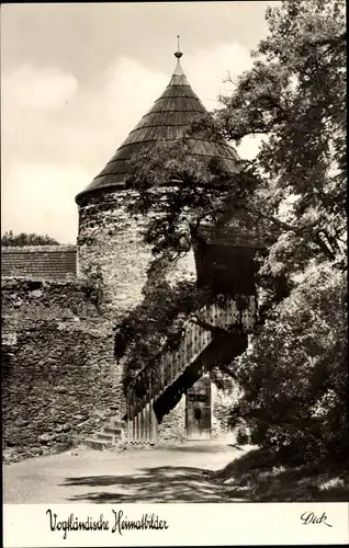 Ak Elsterberg im Vogtland, Ruine, Vogtländische Heimatbilder