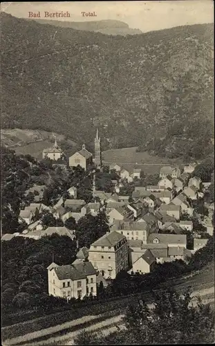 Ak Bad Bertrich an der Mosel Eifel, Panorama, Kirchturm