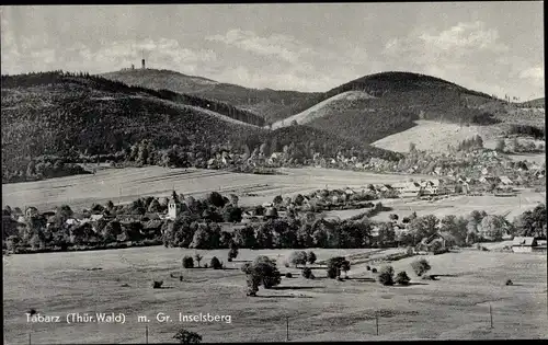 Ak Tabarz im Thüringer Wald, mit Gr. Inselsberg, Panorama