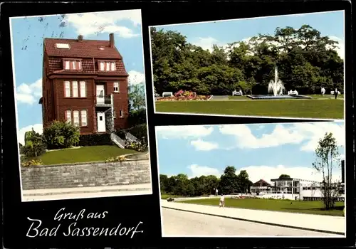 Ak Bad Sassendorf in Westfalen, Park, Brunnen