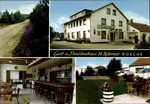 Ak Rosche Niedersachsen, Gasthaus Pension, Inh. H. Werner
