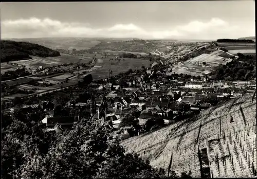 Ak Freyburg an der Unstrut, Blick vom Hotel Edelacker, Panorama