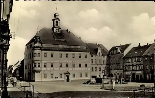 Ak Oederan Sachsen, Rathaus, Ratskeller