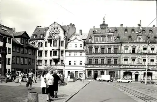 Ak Erfurt in Thüringen, Partie am Markt, LKW