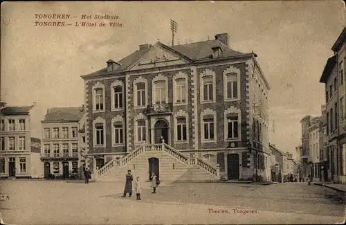 Ak Tongres Tongeren Flandern Limburg, L'Hotel de Ville