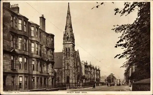 Ak Glasgow Schottland, Paisley Road