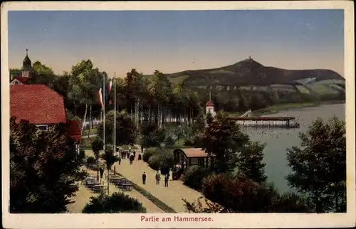 Ak Ak Hamr na Jezeře Hammer am See Region Reichenberg, Partie am Hammersee