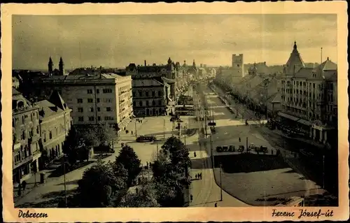 Ak Debreczen Debrecen Debrezin Ungarn, Ferenc Jozsef ut