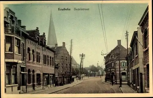 Ak Kruibeke Ostflandern, Bazelstraat