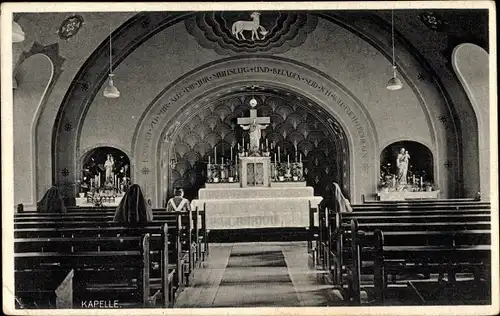 Ak Weddern Kirchspiel Dülmen im Münsterland, Karthaus, Anna Katharinenstift, Kapelle