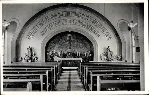 Ak Weddern Kirchspiel Dülmen im Münsterland, Karthaus, Anna Katharinen Stift, Kapelle