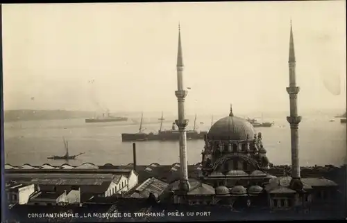 Ak Tophane Konstantinopel Istanbul Türkei, La Mosquee, Port