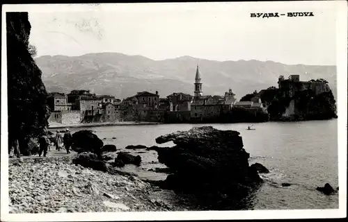 Ak Budva Montenegro, Uferpartie, Kirche