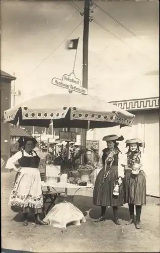 Foto Ak Hamburg, Kinderdank Hamburger Stadtmission, Frauen in Trachten
