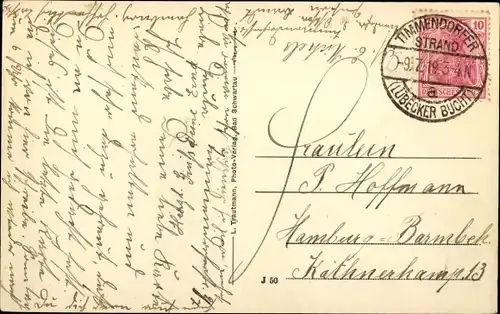 Ak Ostseebad Timmendorfer Strand, Partie am Strand, Strandkörbe