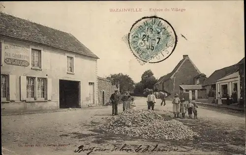 Ak Bazainville Yvelines, Entree du Village