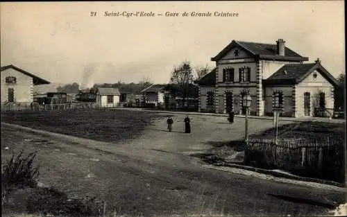 Ak Saint Cyr l'Ecole Yvelines, Gare de Grande Ceinture